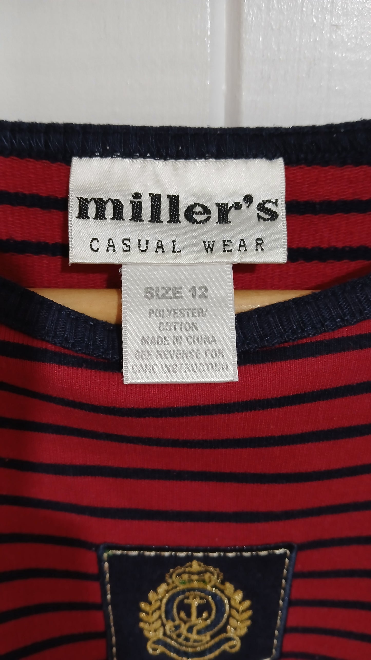 (12) Millers | Red Striped Tee