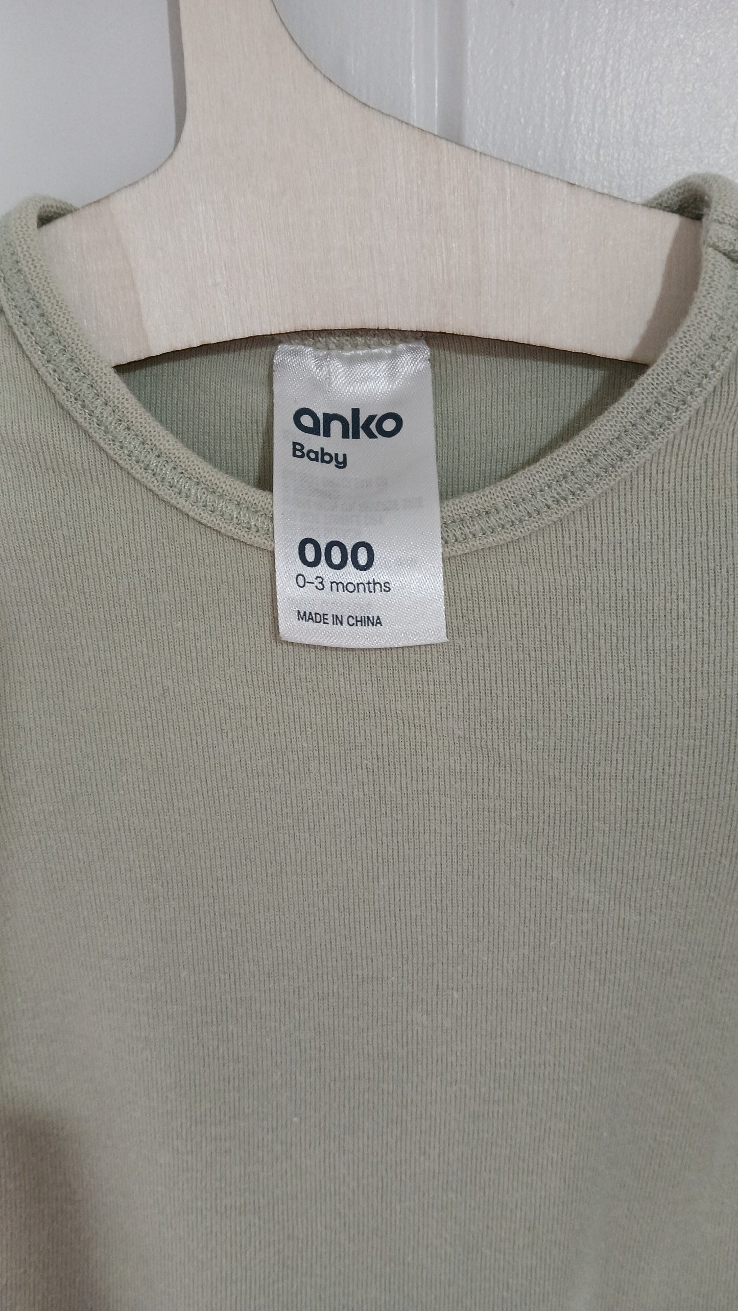 (000) Anko | Green L/S Onesie