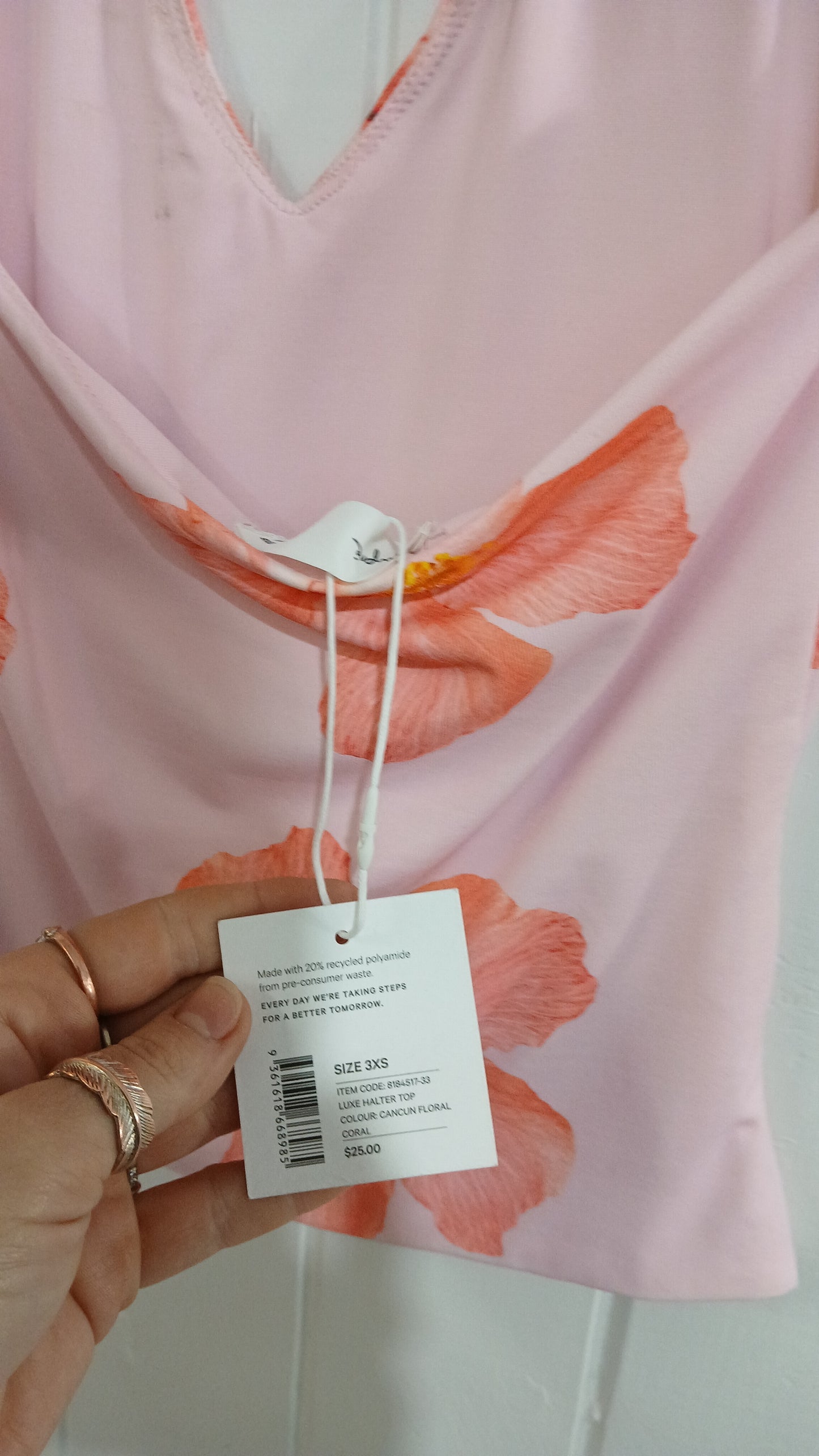 (3XS) Supre | Floral Halter Neck Top | BNWT
