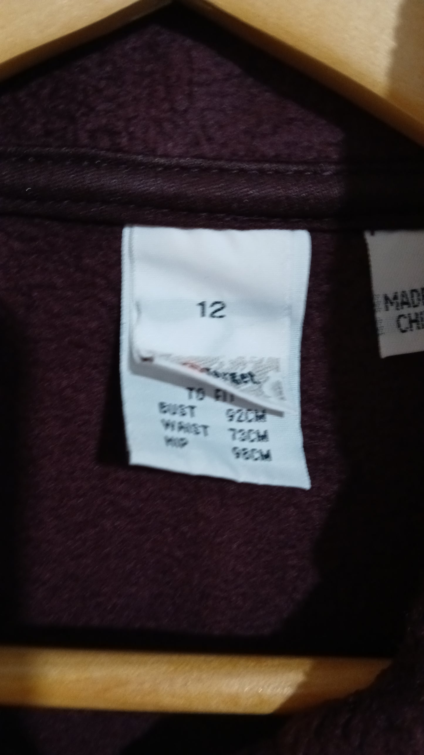 (12) Target | Maroon Zip Jumper