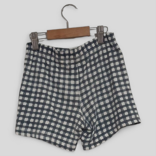 (5JNR) Cars | Gingham Shorts