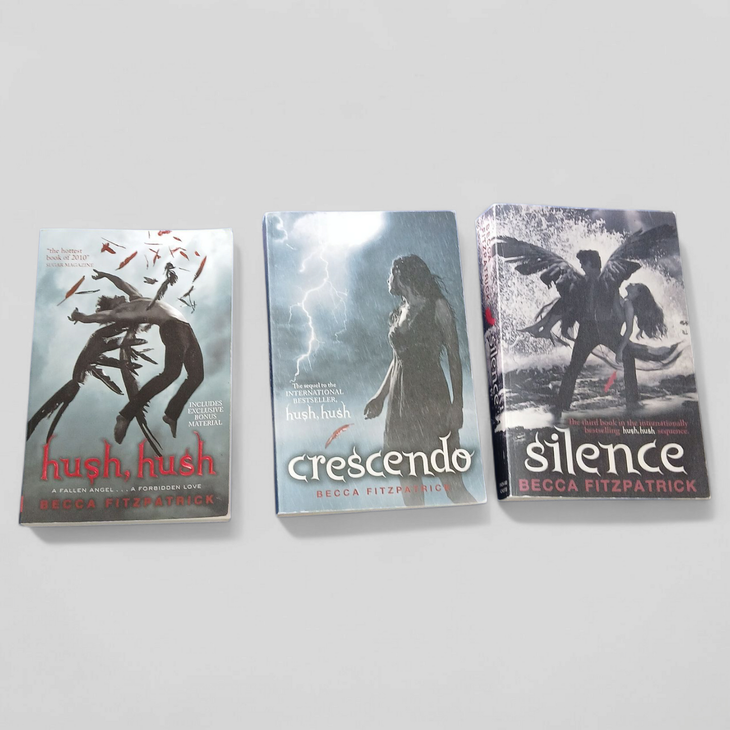Hush, Hush Series by Becca Fitzpatrick | Novel | set of 3