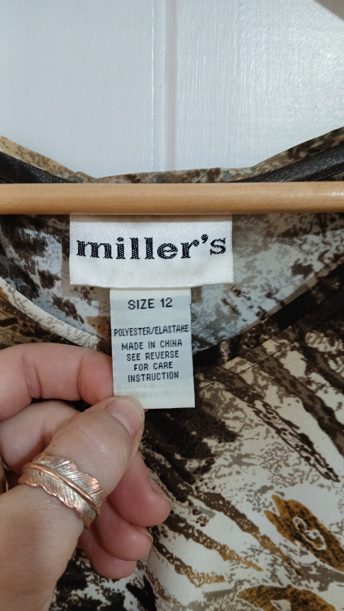 (12) Millers | Brown Print Blouse