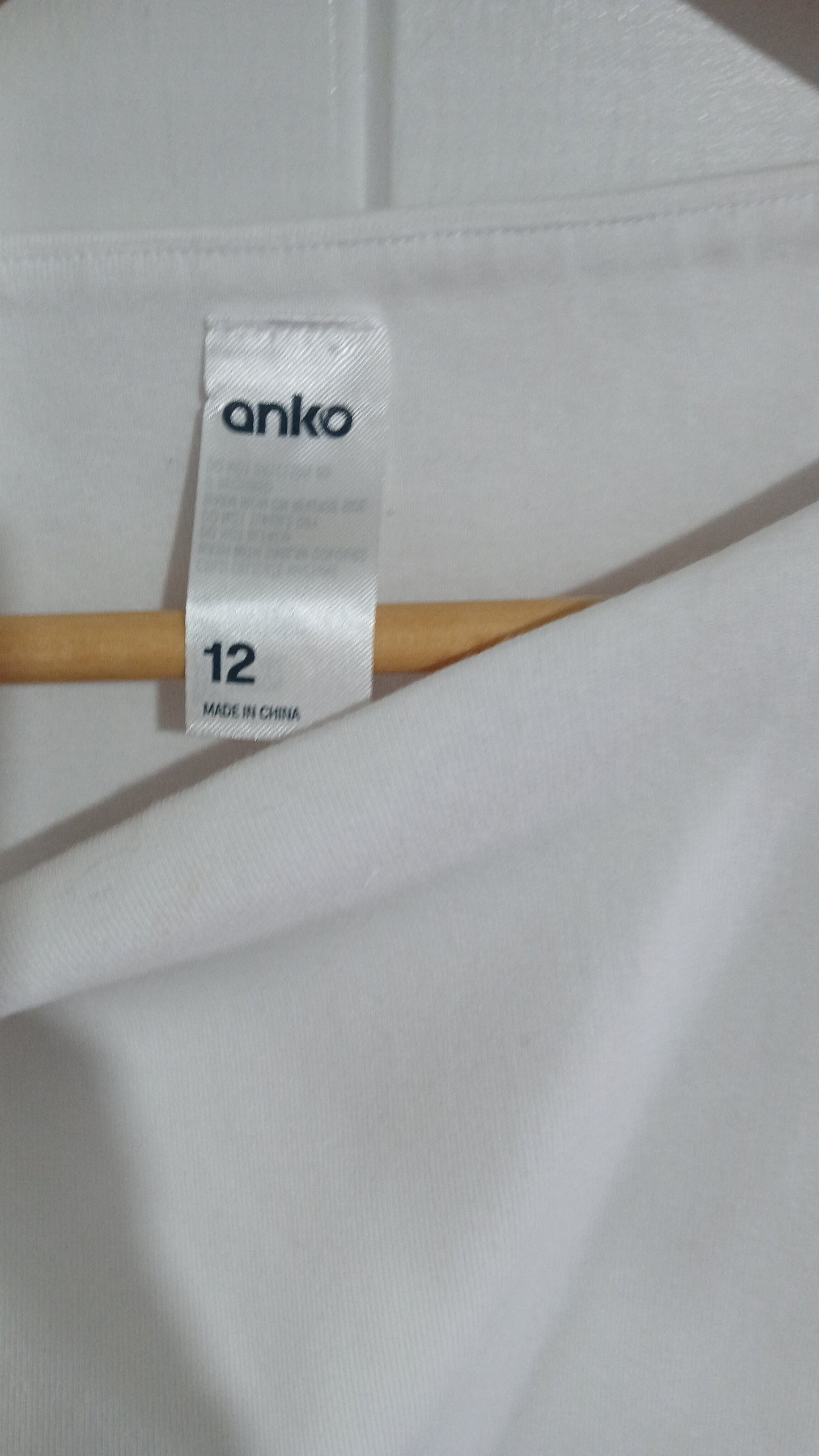 (12) Anko | White/Blue Dress