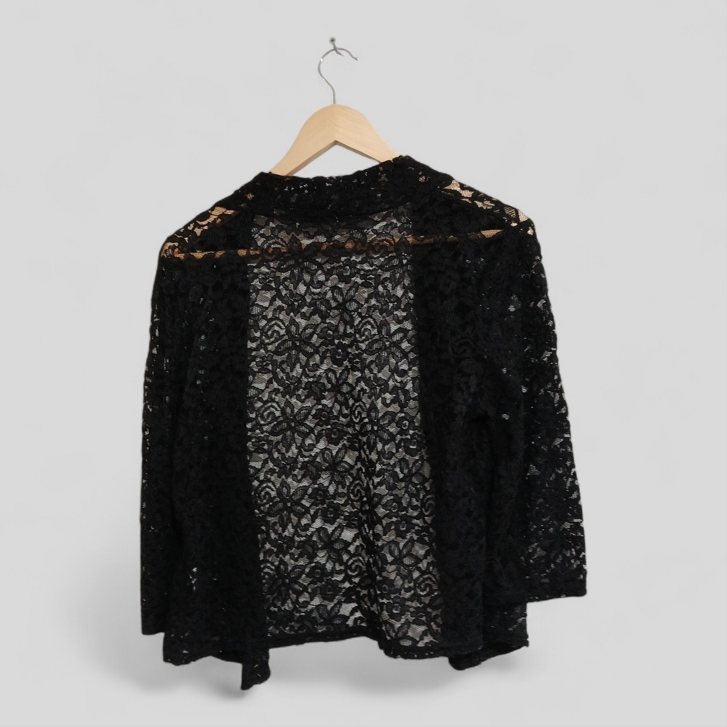 (M) Black Lace Cardi