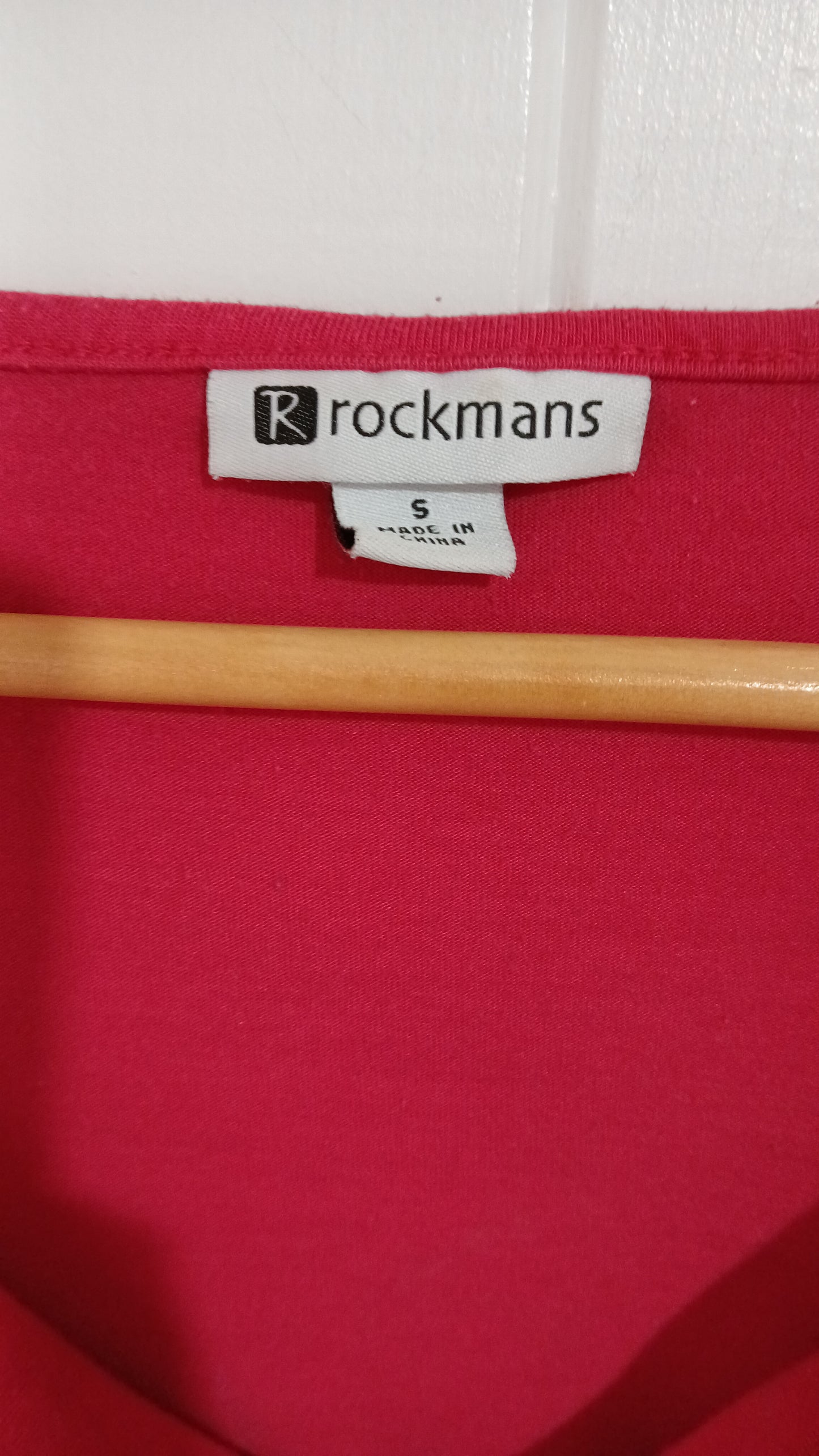 (S) Rockmans | Pink Cowl Neck Tee