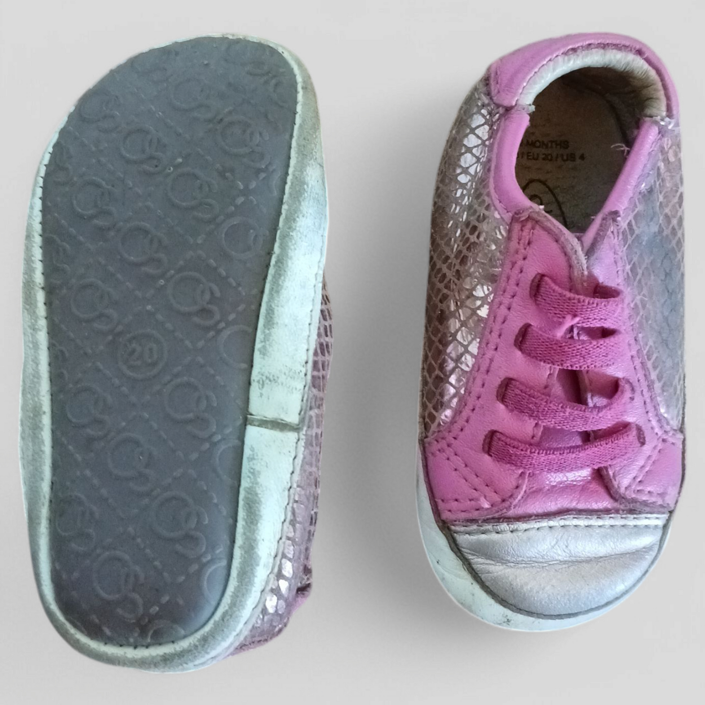 (9-12months) Old Soles | Pink Shoes