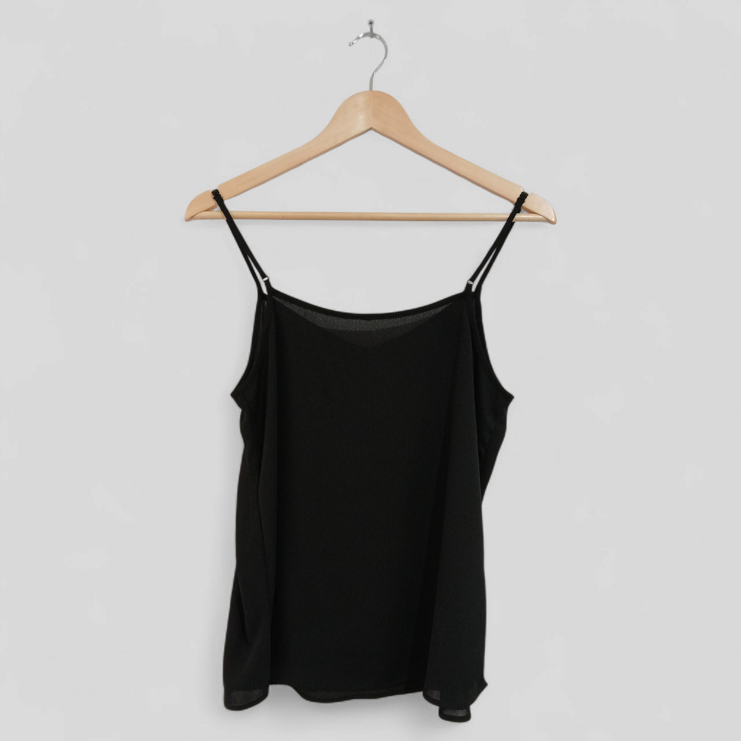 (M) Black Singlet