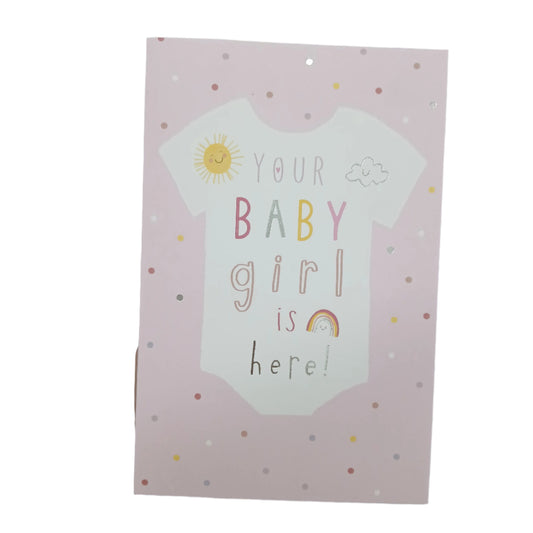 New Baby Card | Baby girl