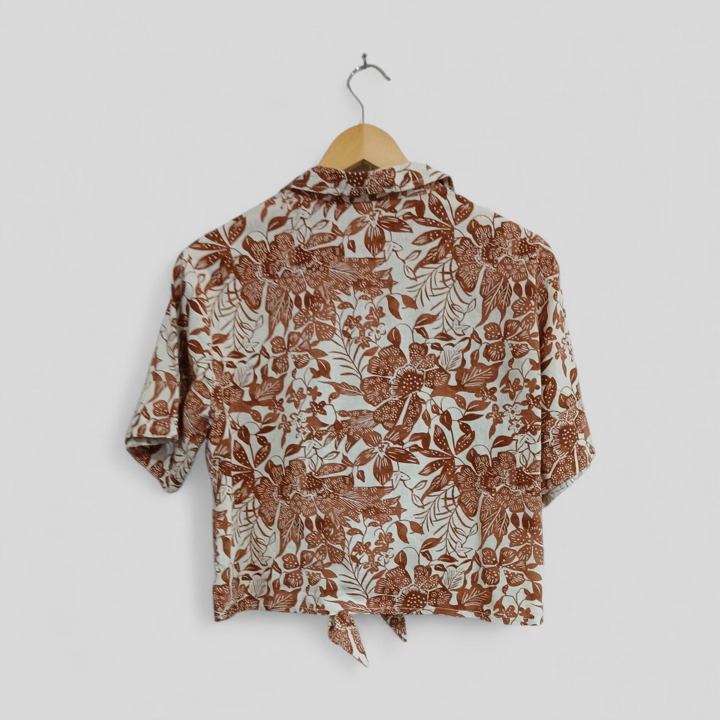 (10) &me | Tie Front Blouse