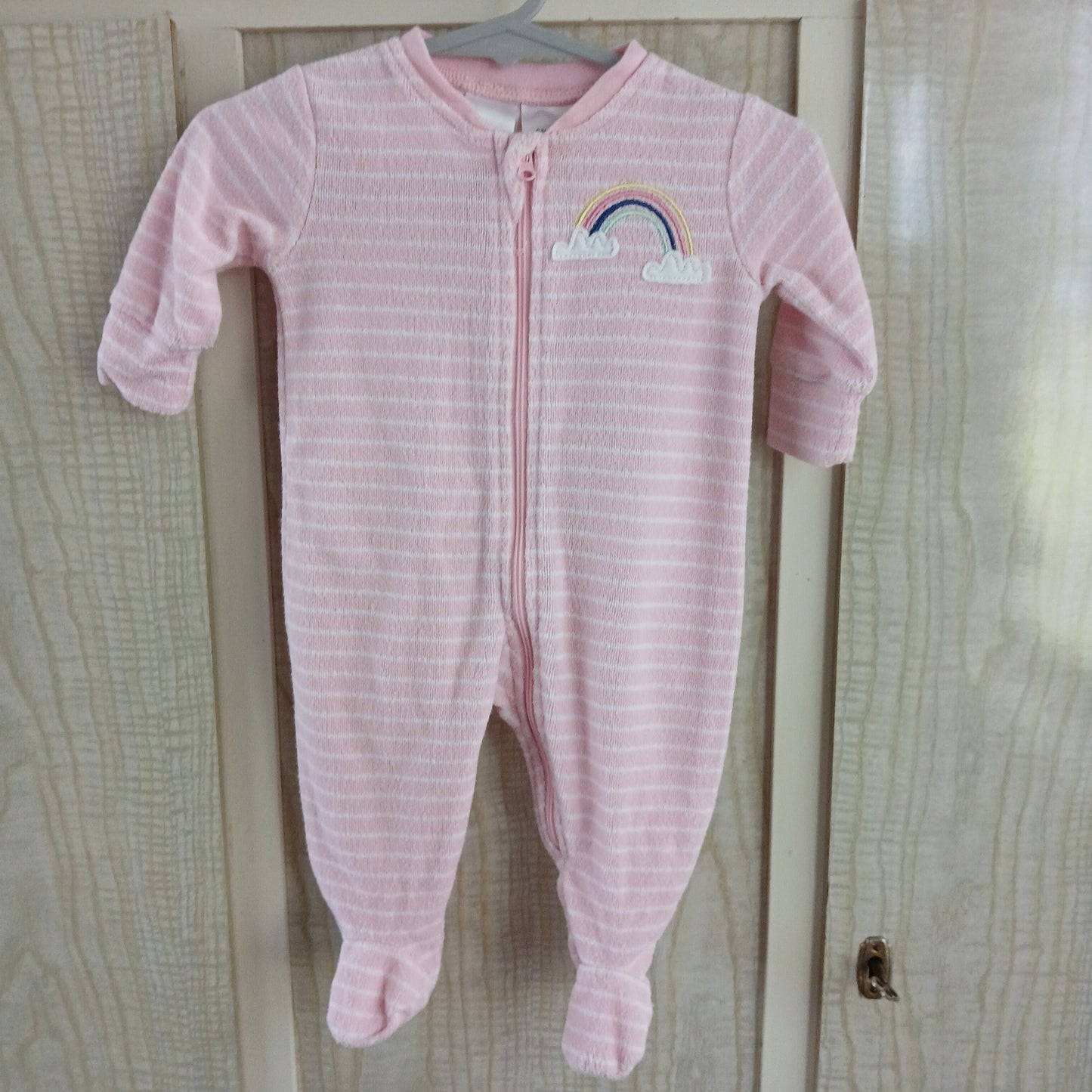 (0000) Pink Rainbow L/S Bodysuit