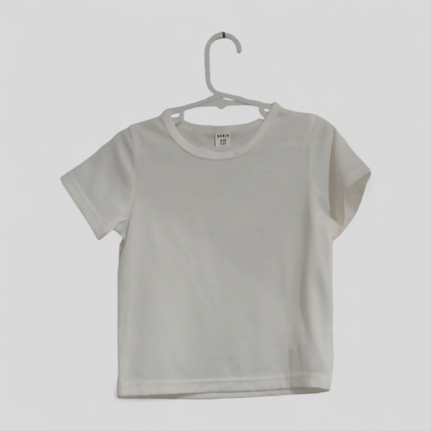 (2-3JNR) Shein | White Tee