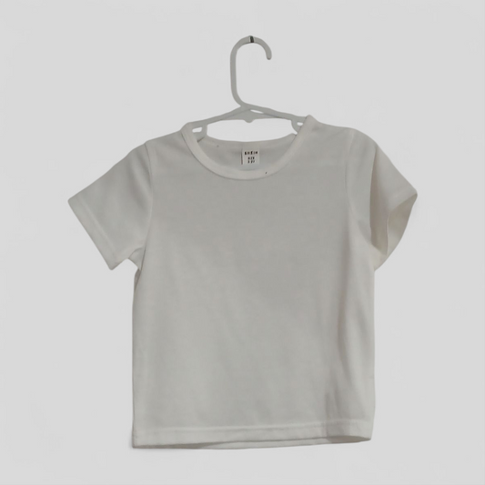 (2-3JNR) Shein | White Tee