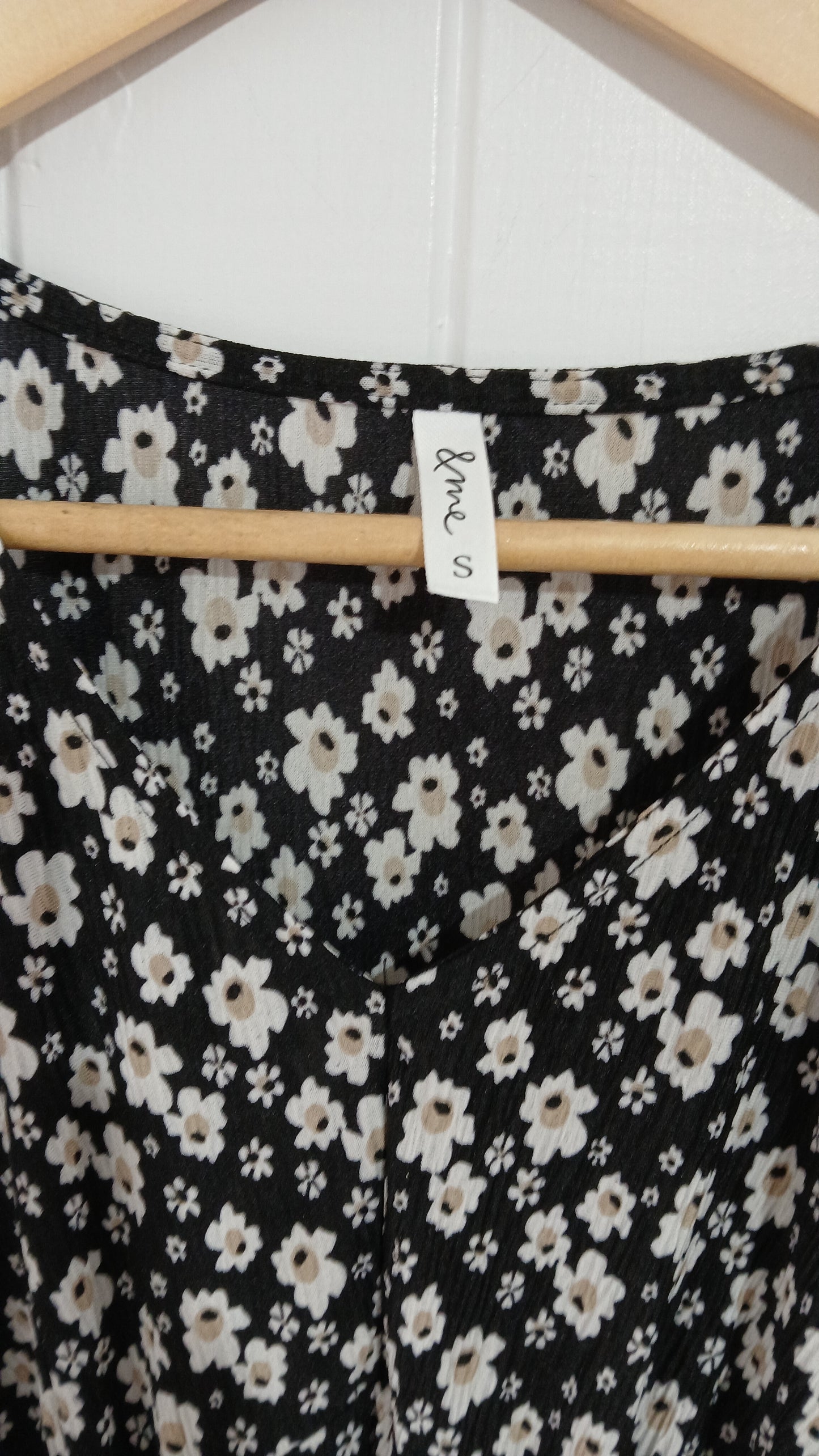(S) &me | Black Floral Dress