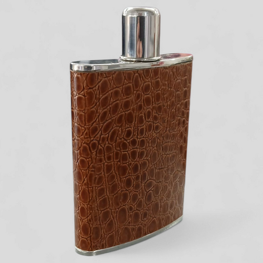Leather Stainless Steel Flask