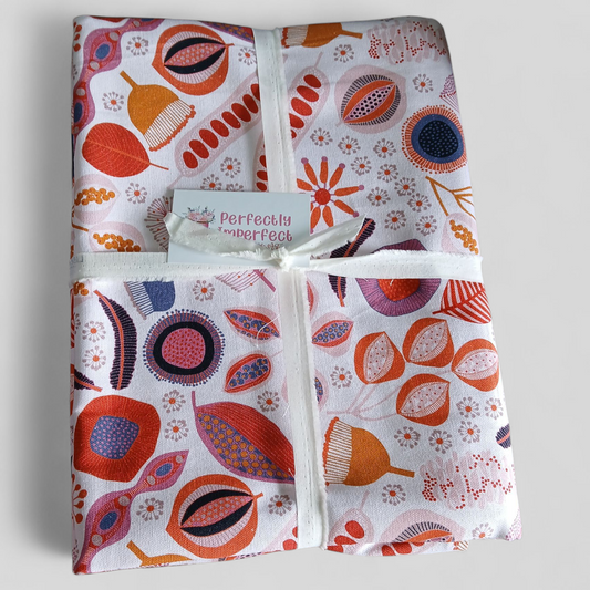 Table Cloth | Pink Banksia | 212x145cm | Perfectly Imperfect by Weareable Art