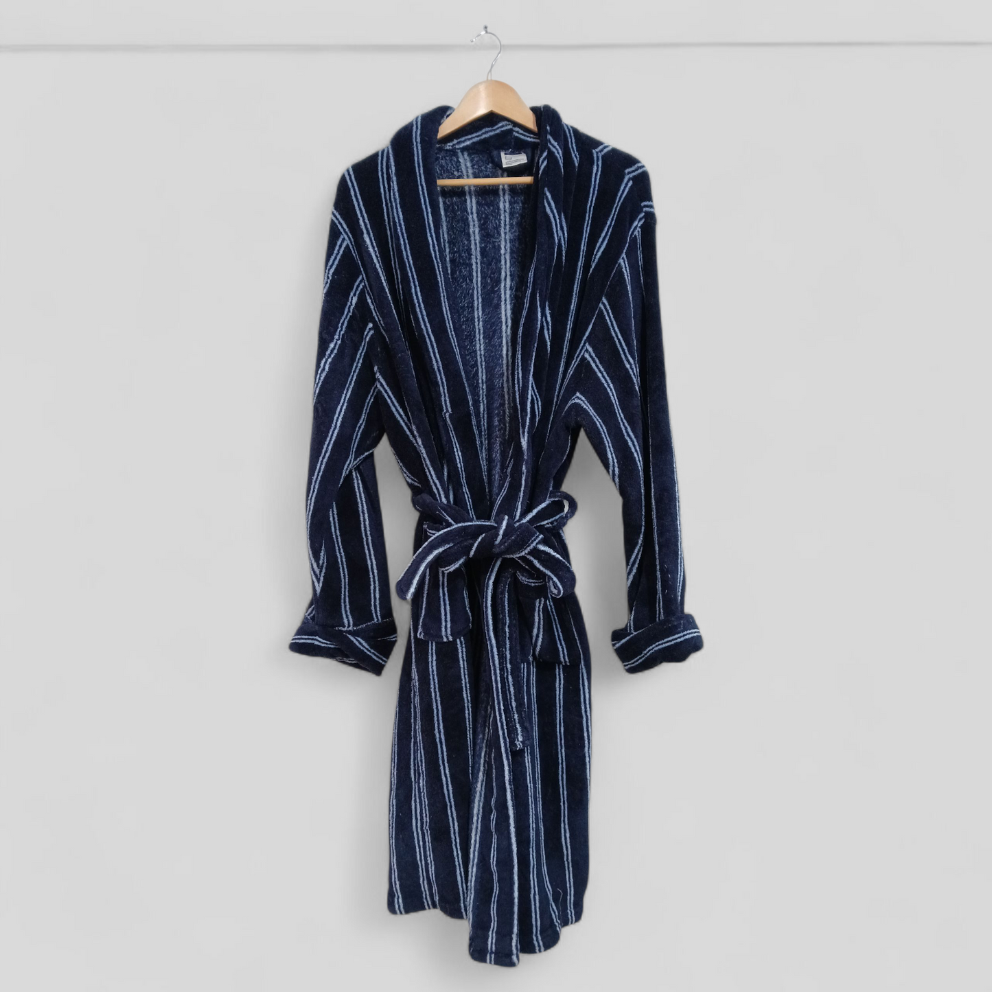(OS) MyHouse | Navy Stripe Bath Robe
