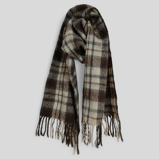 Scarf - Brown Check