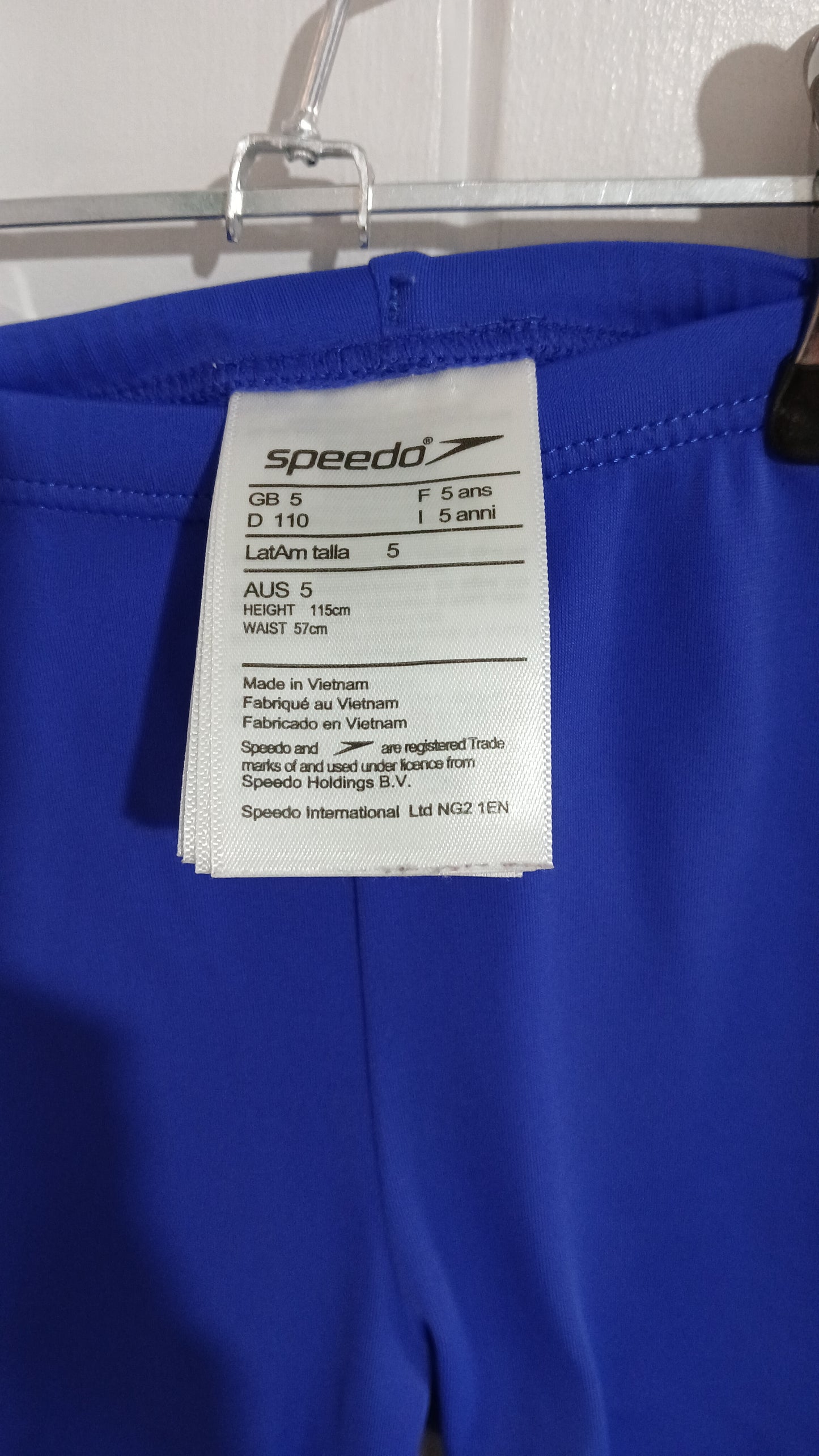 (5JNR) Speedo | Swim Shorts Blue