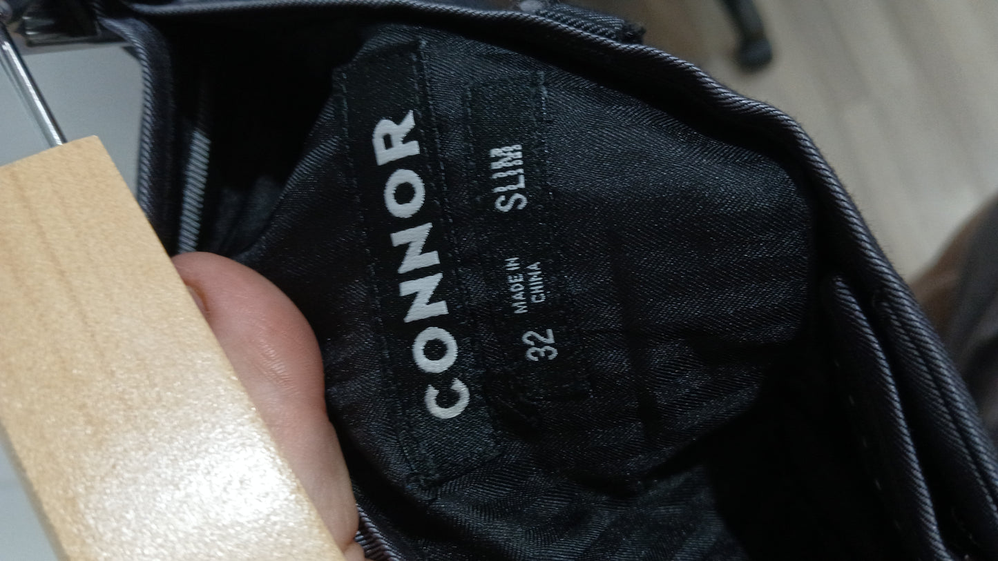 (32) Connor | Slim Dark Grey Pants