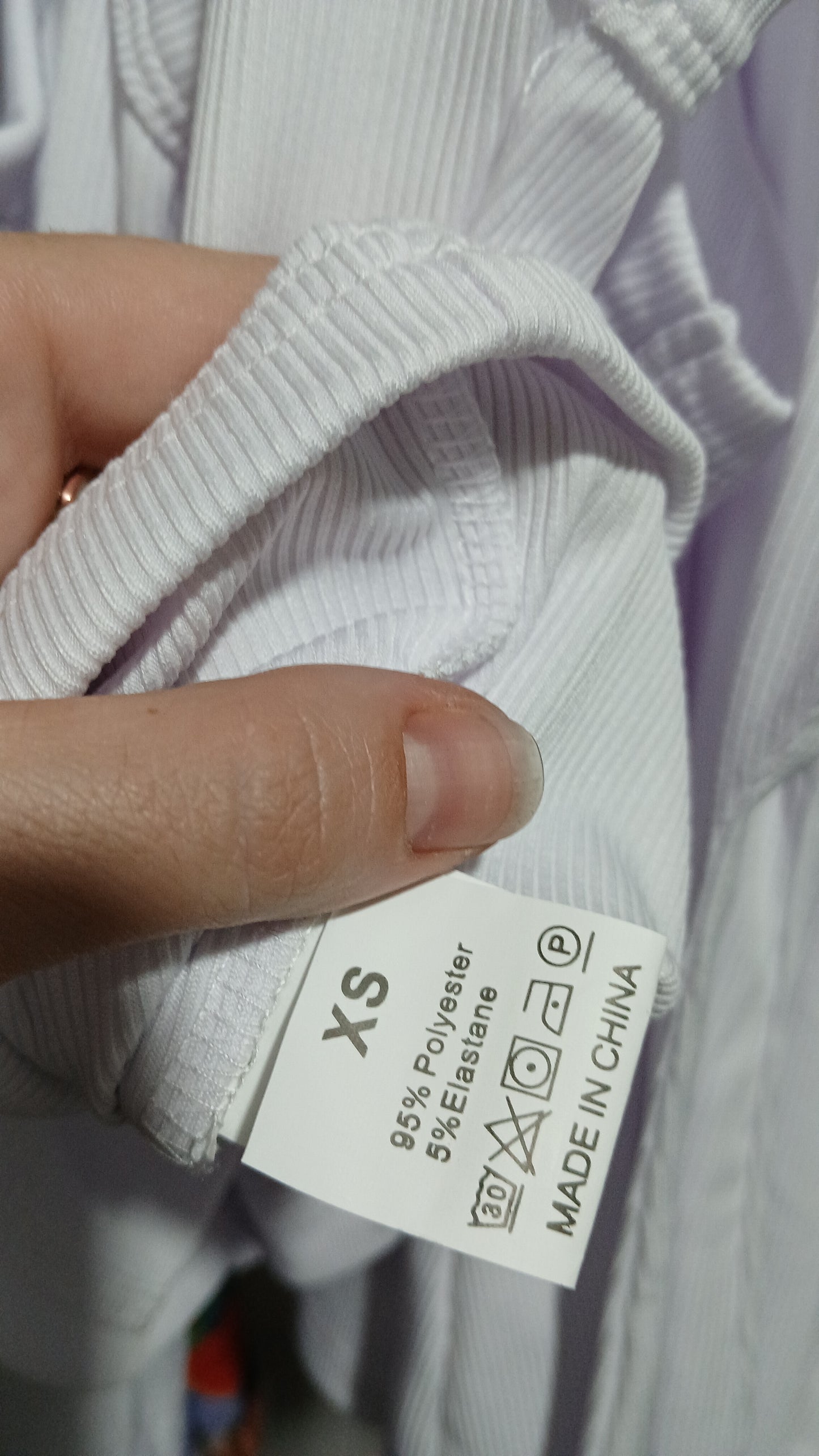 (XS) White Singlet BNWT