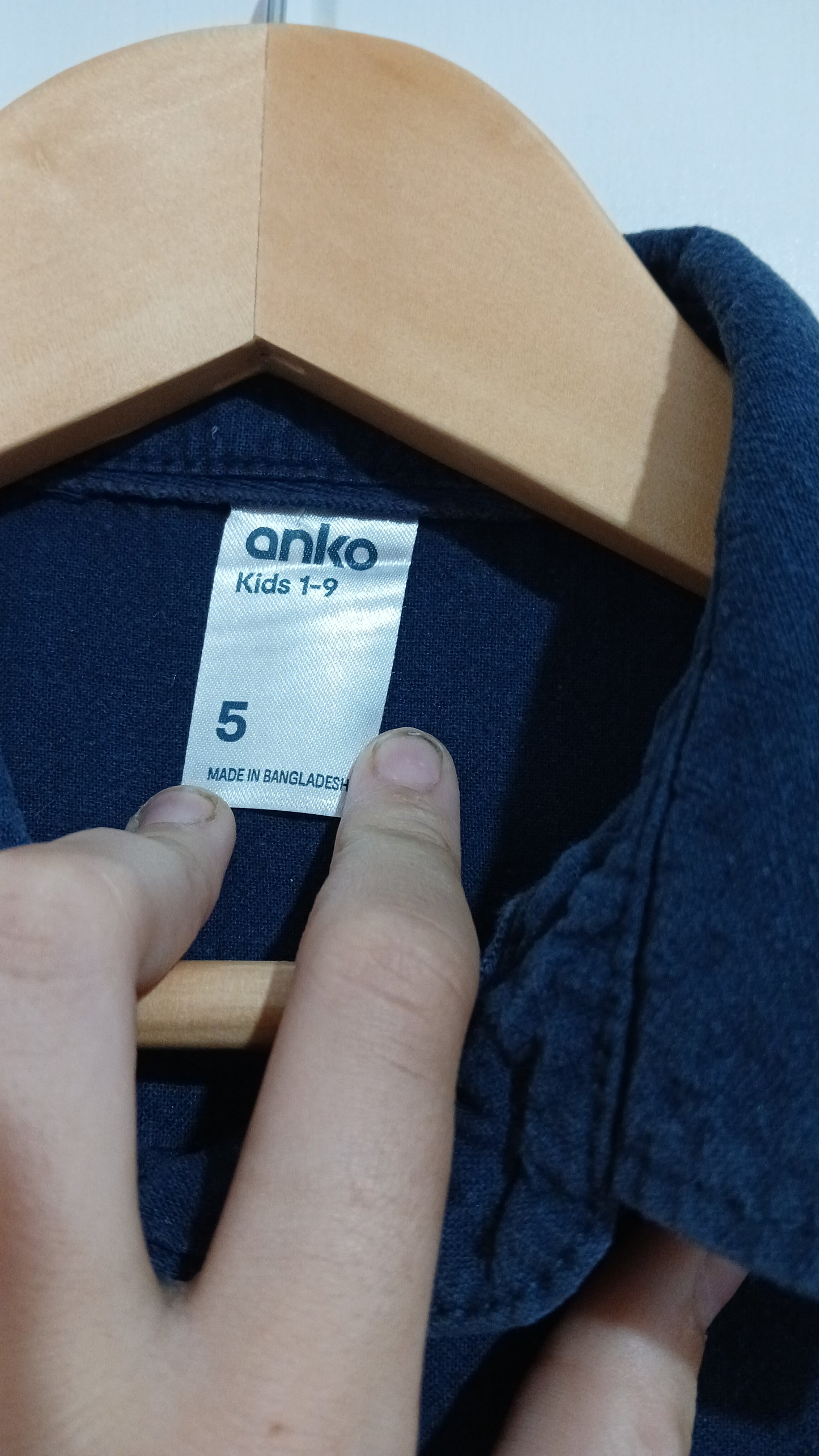 (5JNR) Anko | Linen Shirt Navy