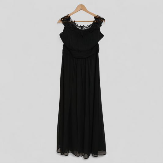 (2XL) Black Dress