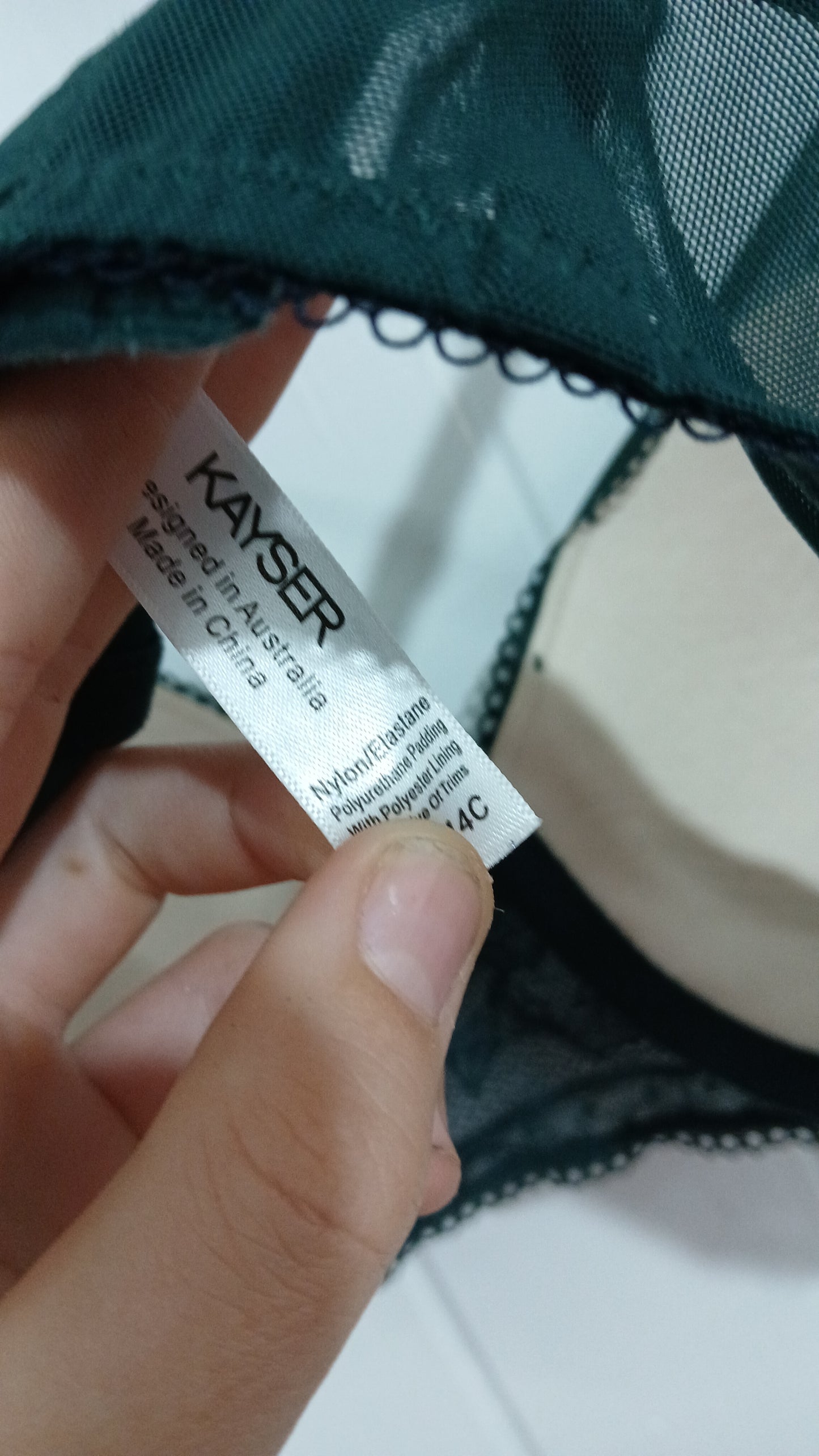 (14C) Kayser | Green Lace Bra