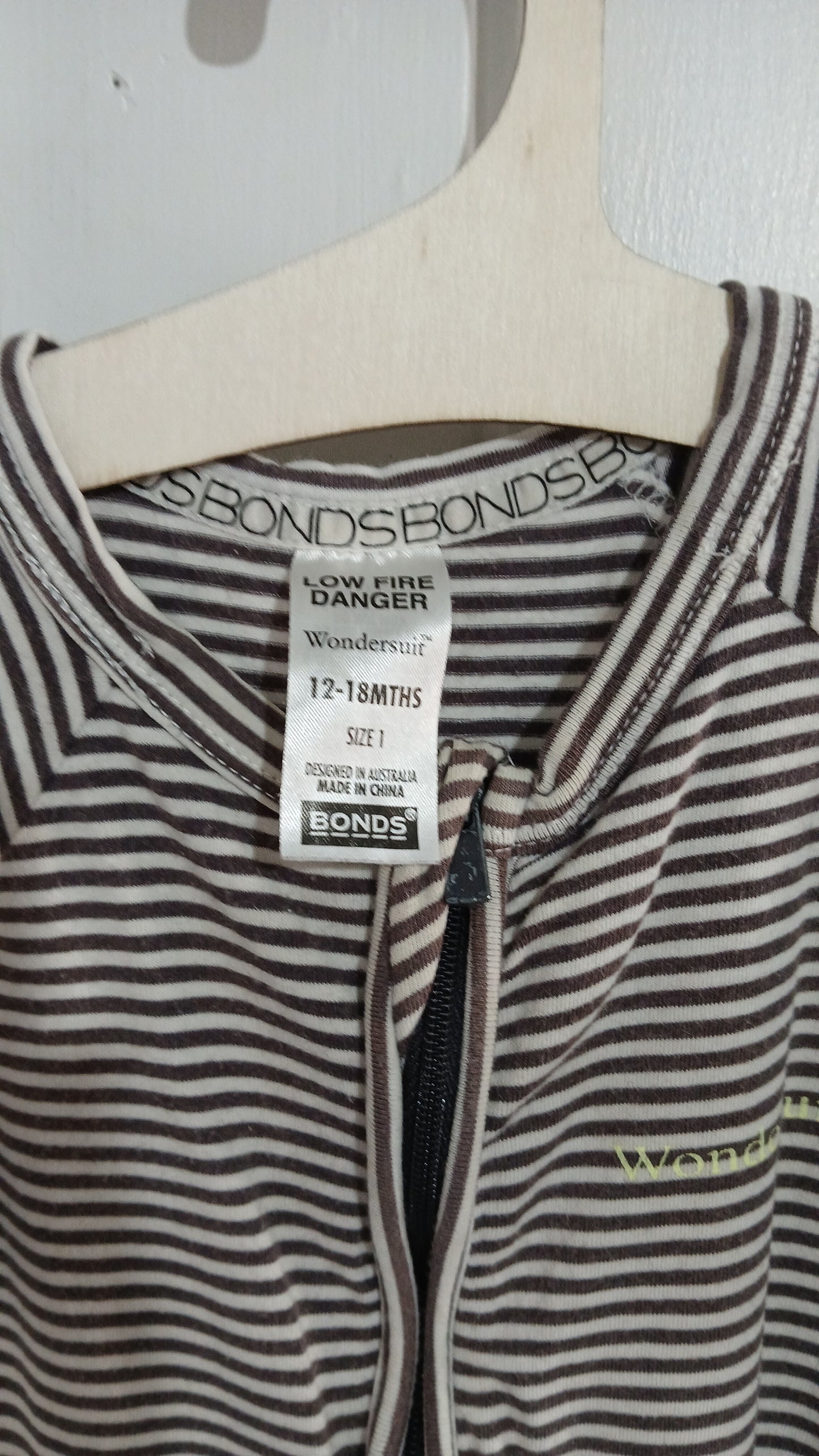 (1JNR) Bonds | Striped LS Wondersuit