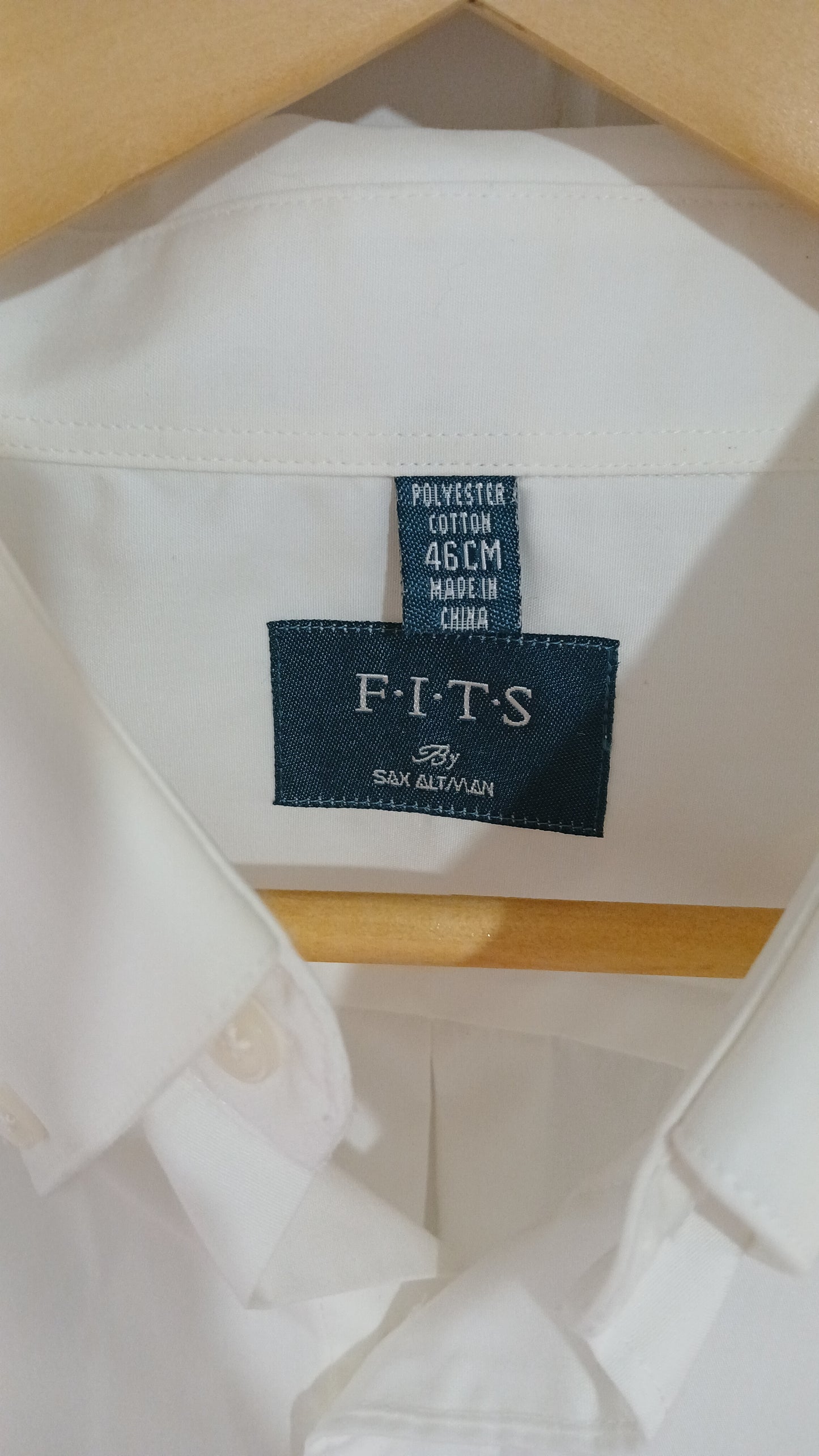(46cm) FITS by Sax Altman | White L/S Shirt