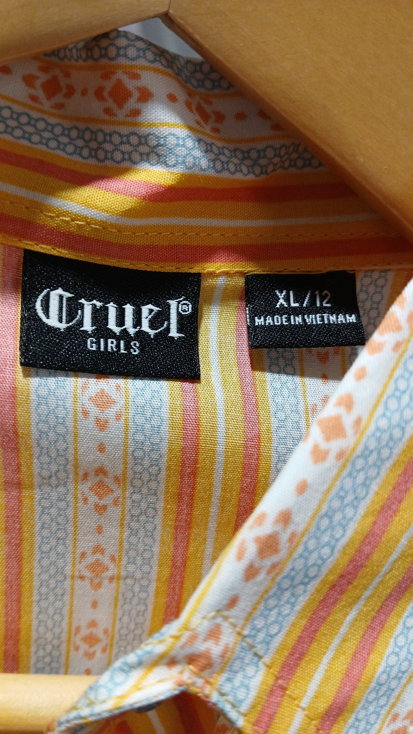 (12JNR) Cruel Girls | LS Snap Arena Shirt BNWT