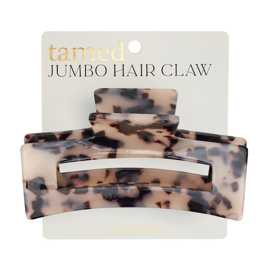 TAMED JUMBO HAIR CLAW - TORTOISESHELL