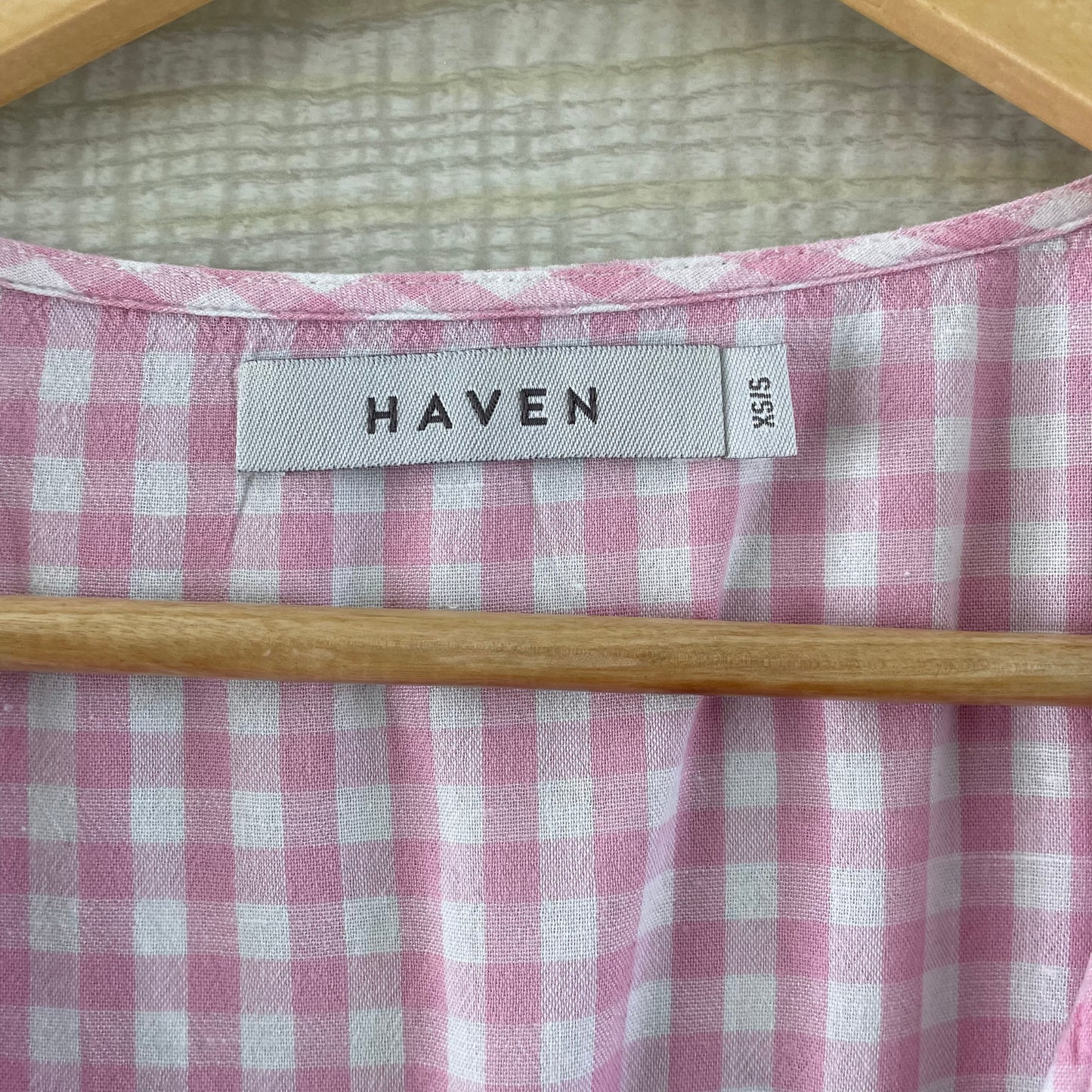 (XS/S) Haven Pink Gingham