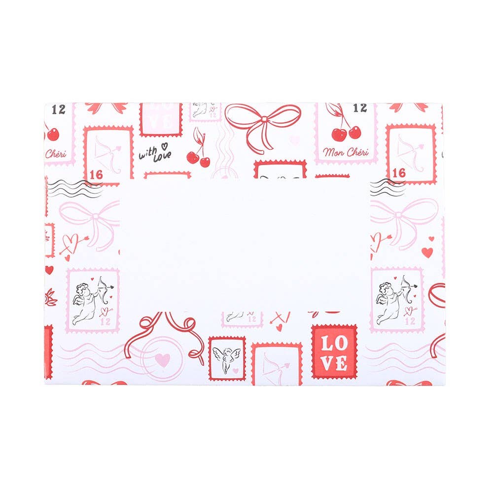 Image of Love Letter Locket Necklace on Greeting Card
