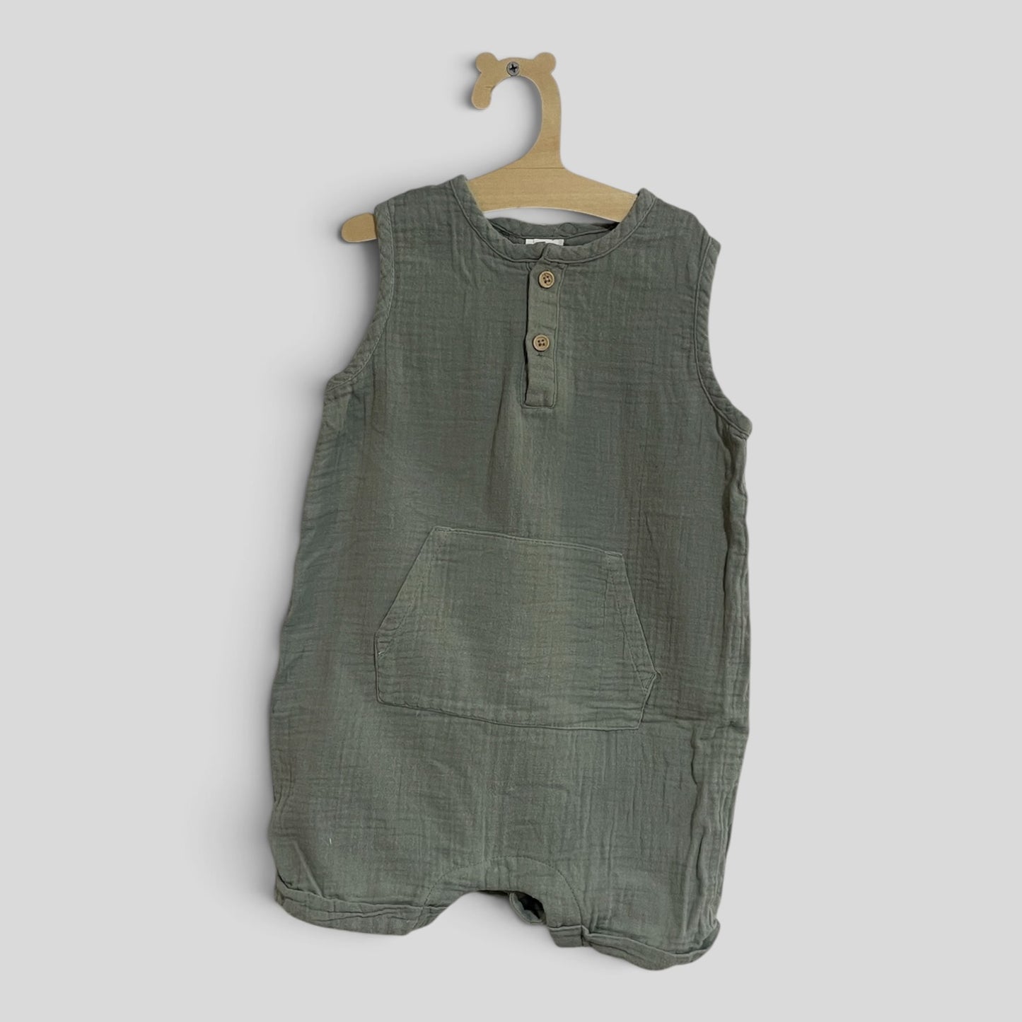 (2JNR) Dymples | Green Romper