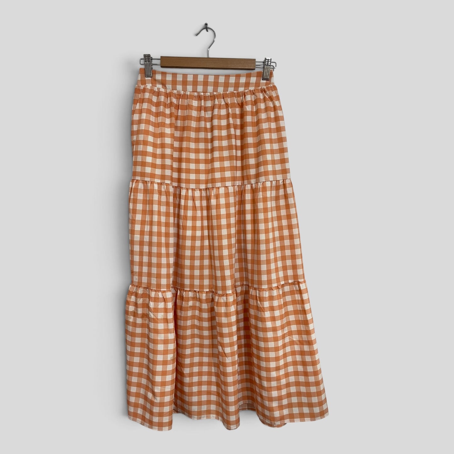 (8) Valleygirl | Gingham Maxi Skirt