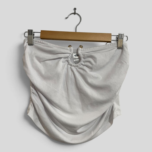 (12JNR) Anko | White Strapless Crop | BNWT