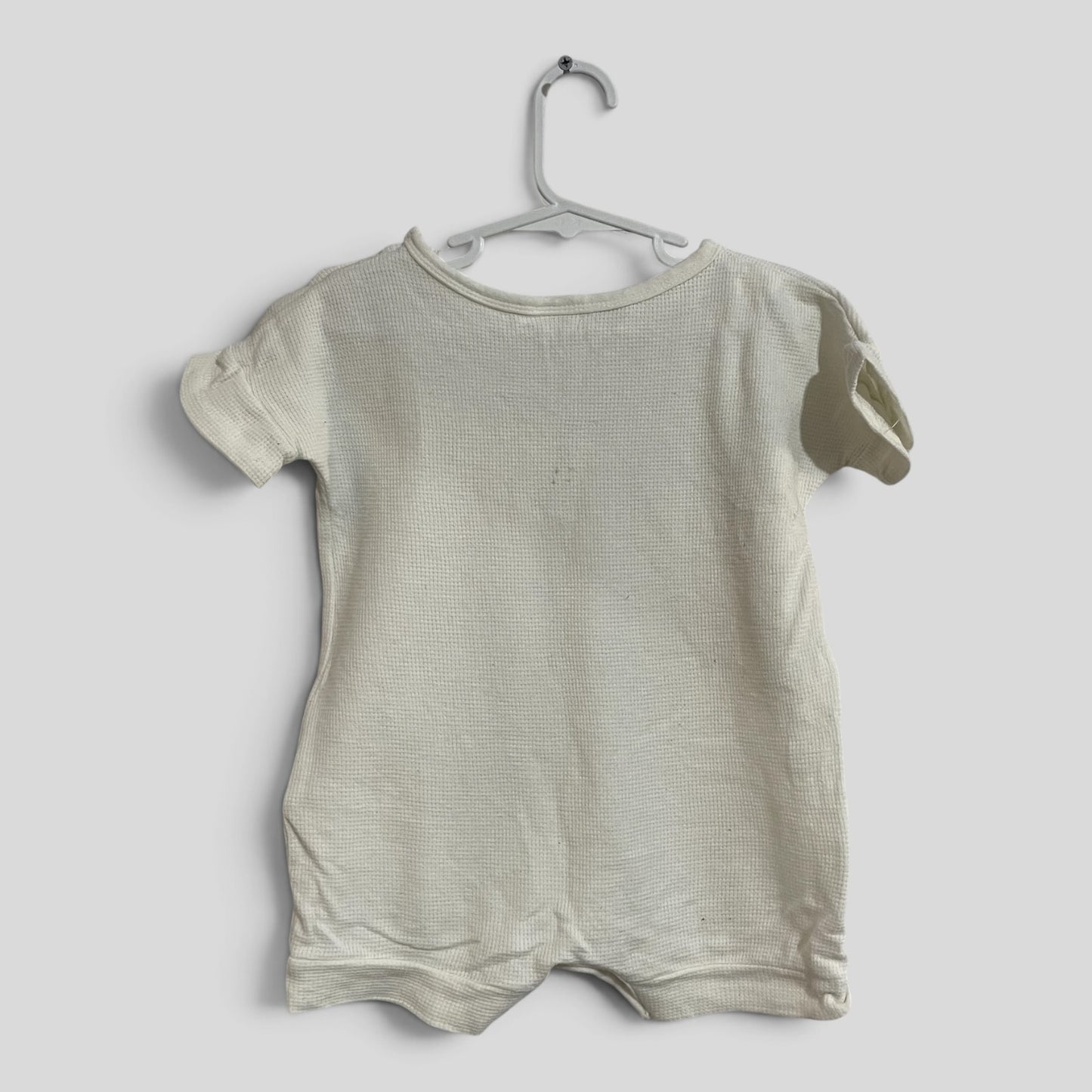 (1JNR) Baby Berry | White Romper