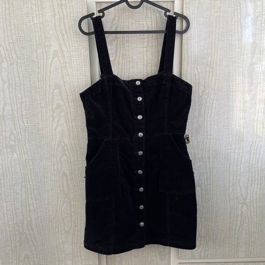 (12) BNWT Black Corduroy Dress