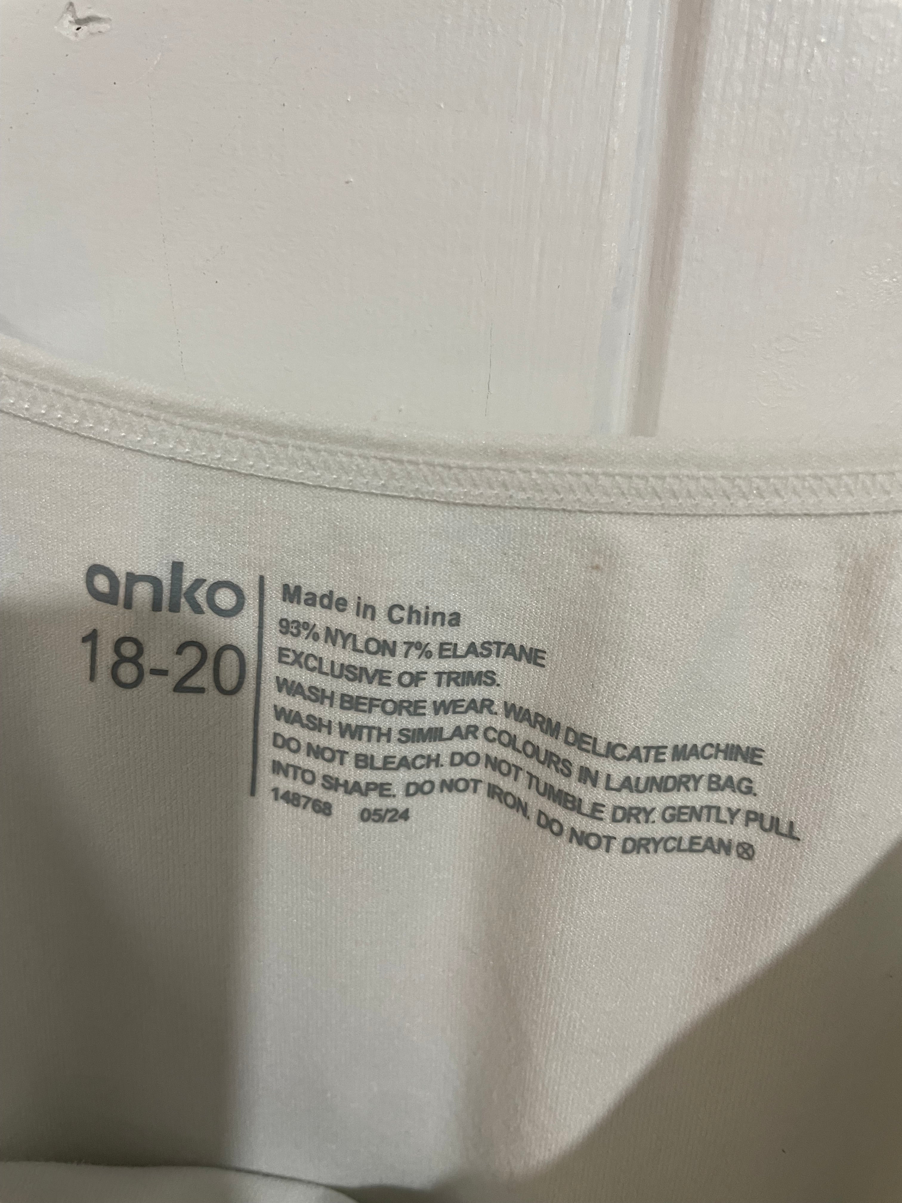 Image of (18-20) Anko | Black/White Singlet Set (2)