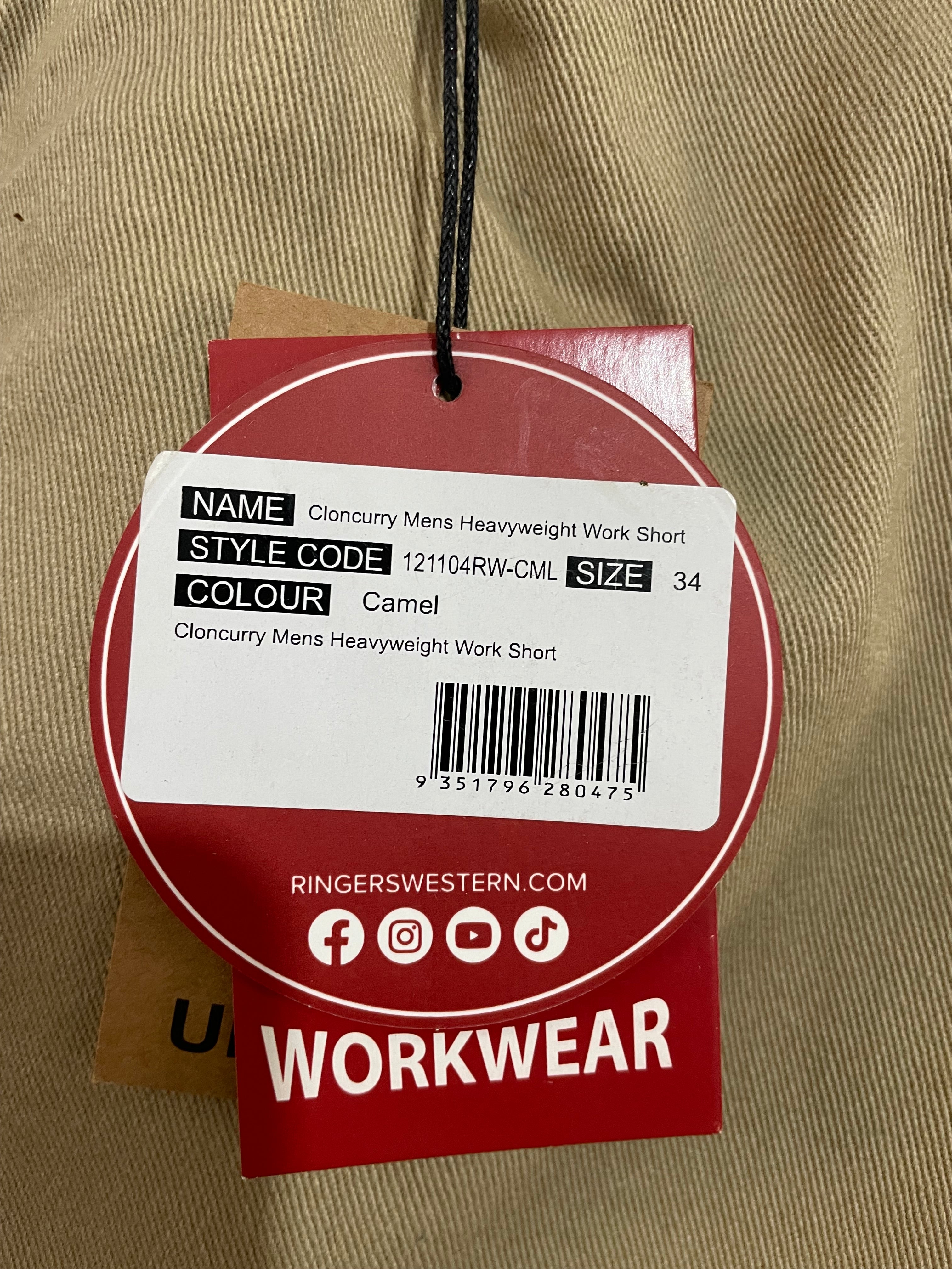 Image of (34) Ringers Western | Work Shorts | BNWT