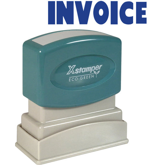 X-STAMPER 1053 INVOICE BLUE
