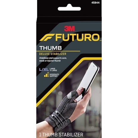 Futuro Deluxe Thumb Stabiliser Black Large - Extra Large