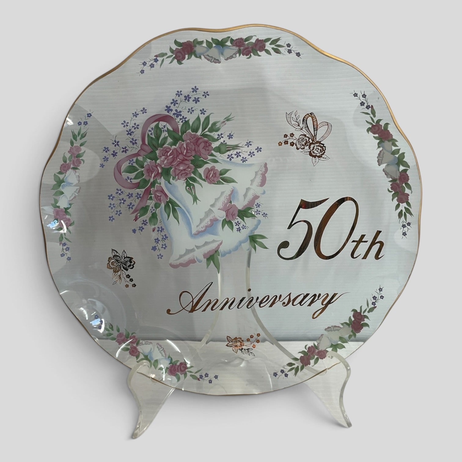 Image of 50th Anniversary Plate Decor