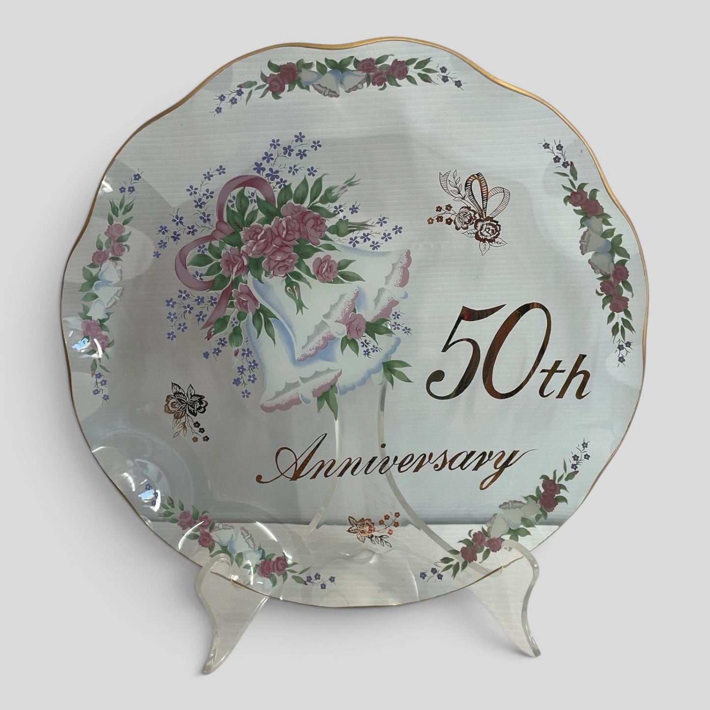 50th Anniversary Plate Decor