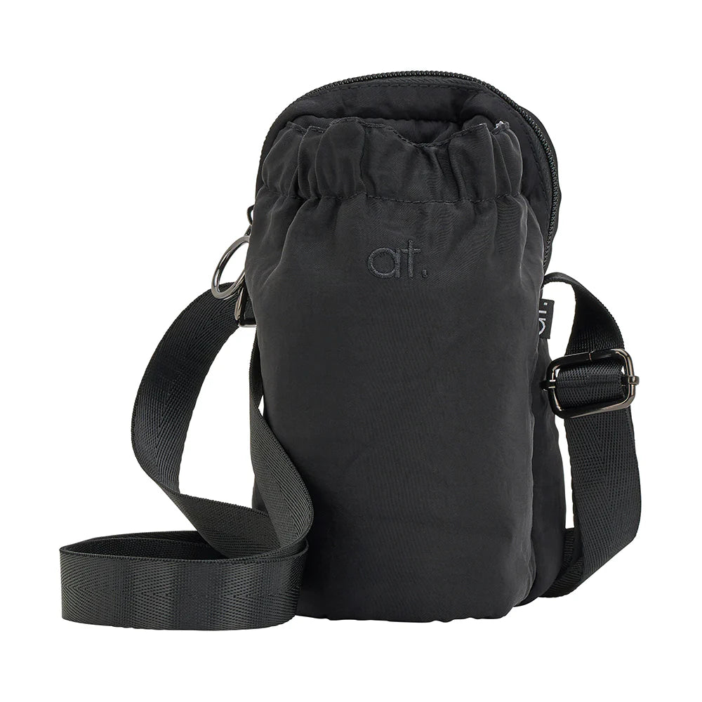 Water Bottle Phone Bag - Black