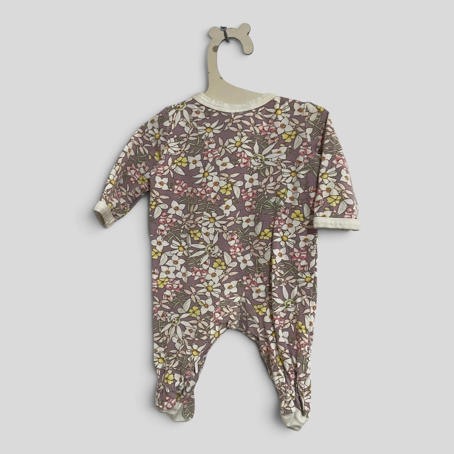 (0000JNR) May Gibbs | Floral LS Onesie