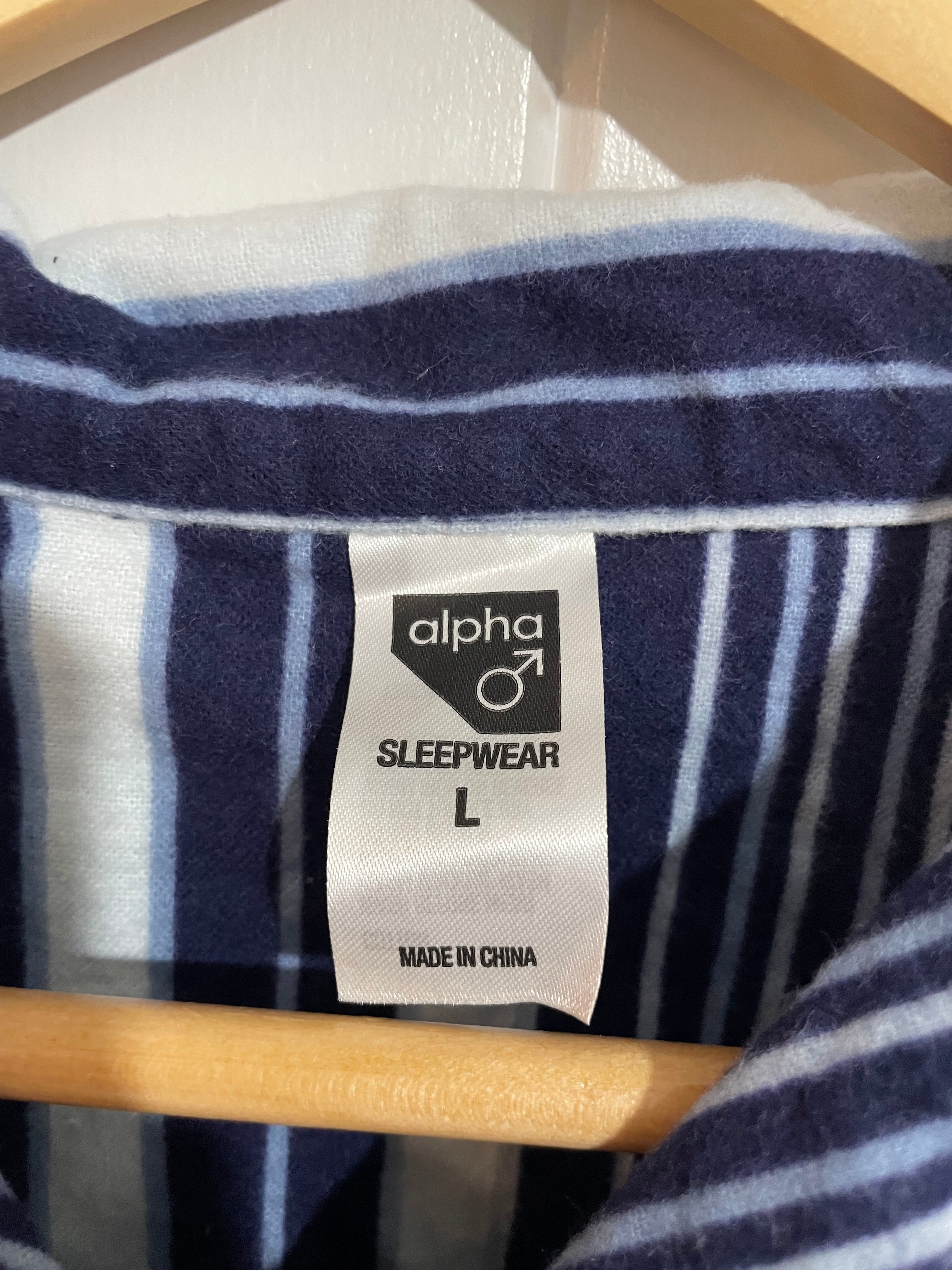Image of (L) Alpha | Flannellete PJ Set