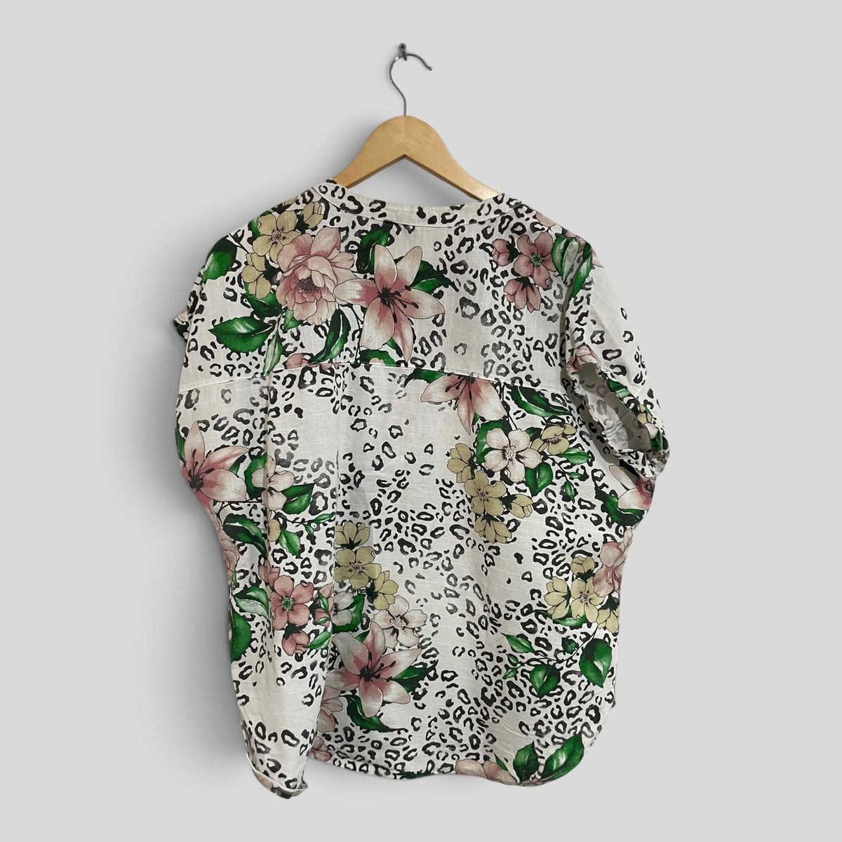 (16) Millers | Floral Animal Print Blouse