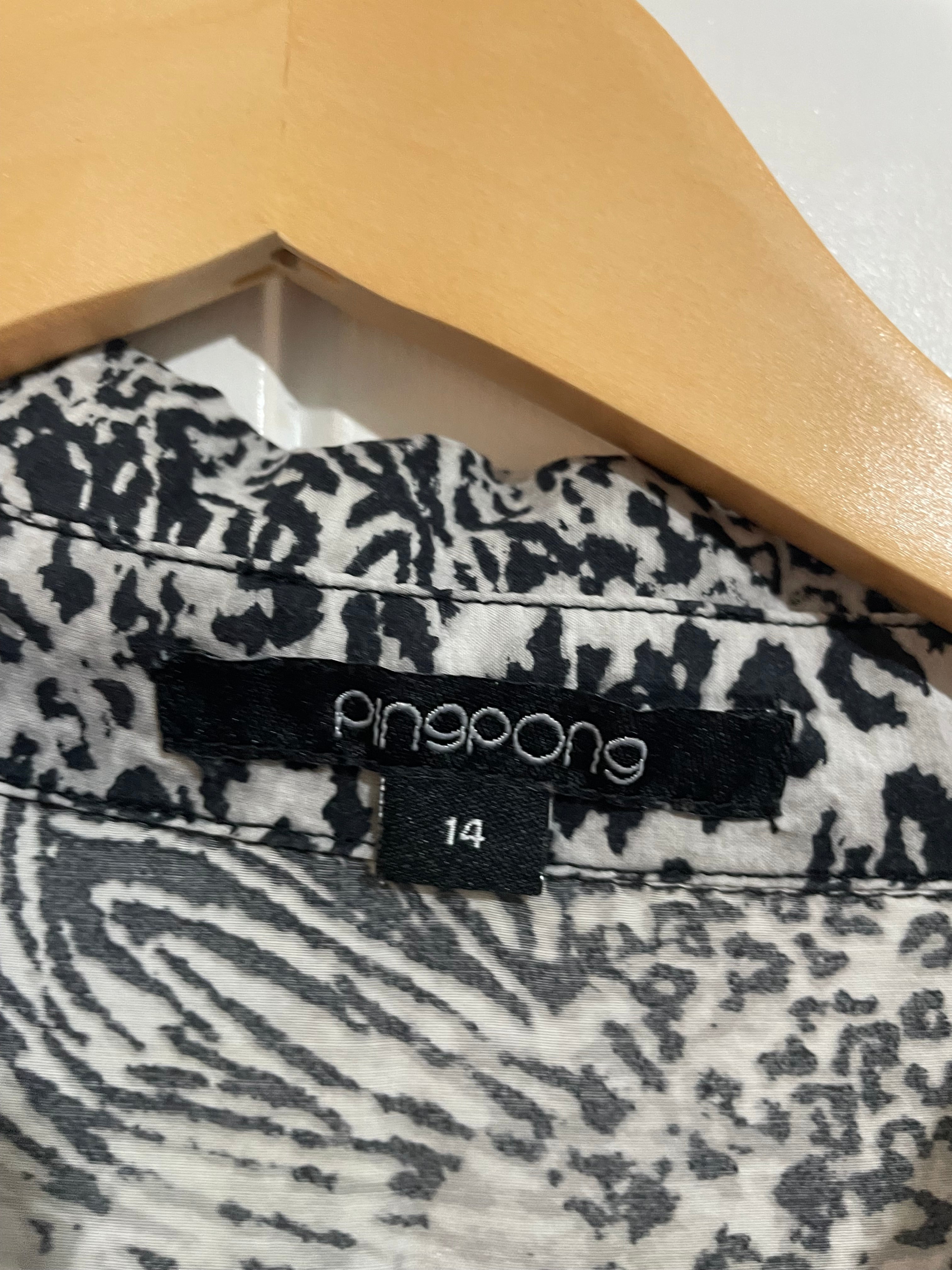 Image of (14) Ping Pong | Animal Print Blouse